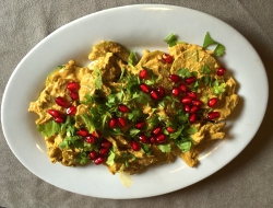 Fermented Green Tomato with walnut sauce and seeds_Mtsvane pomidori nigvzit.jpg